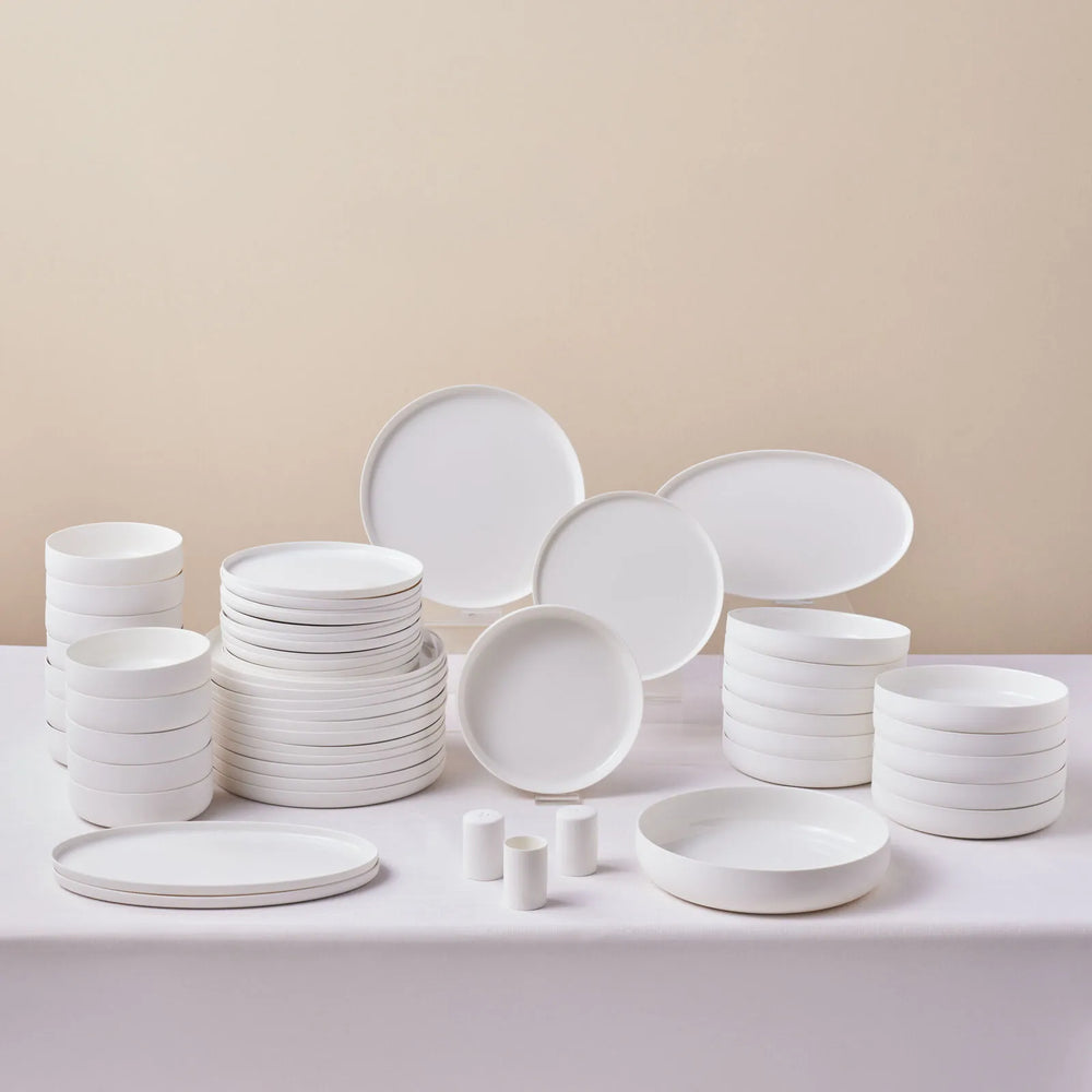 " Karaca Earth Collection Matte Glaze 55-teiliges 12-Personen Geschirrset "