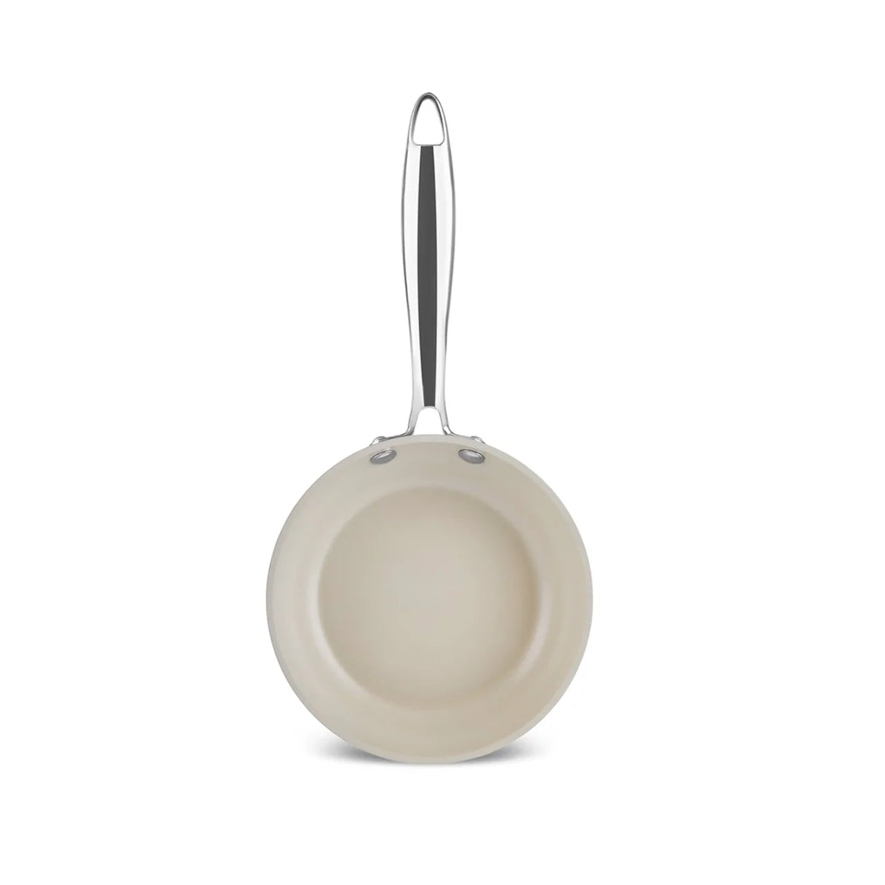 Karaca Swiss Crystal Almond Cream Pfanne mit Edelstahlgriff 16 cm