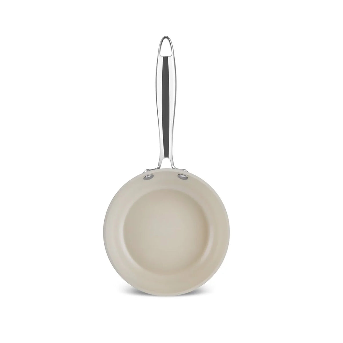 Karaca Swiss Crystal Almond Cream Pfanne mit Edelstahlgriff 16 cm
