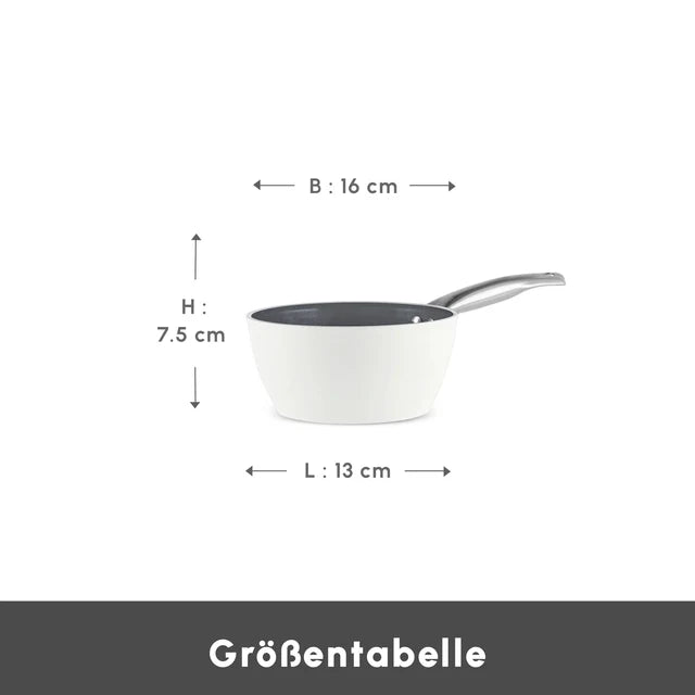 Karaca Swiss Crystal Almond Cream Saucenpfanne 16 Cm
