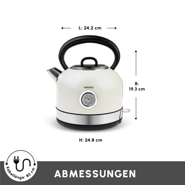 Karaca Retro 2202 Wasserkocher Creme 2200W