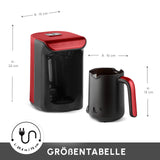 Karaca Hatir Köz Milky Türkische Kaffeemaschine Red