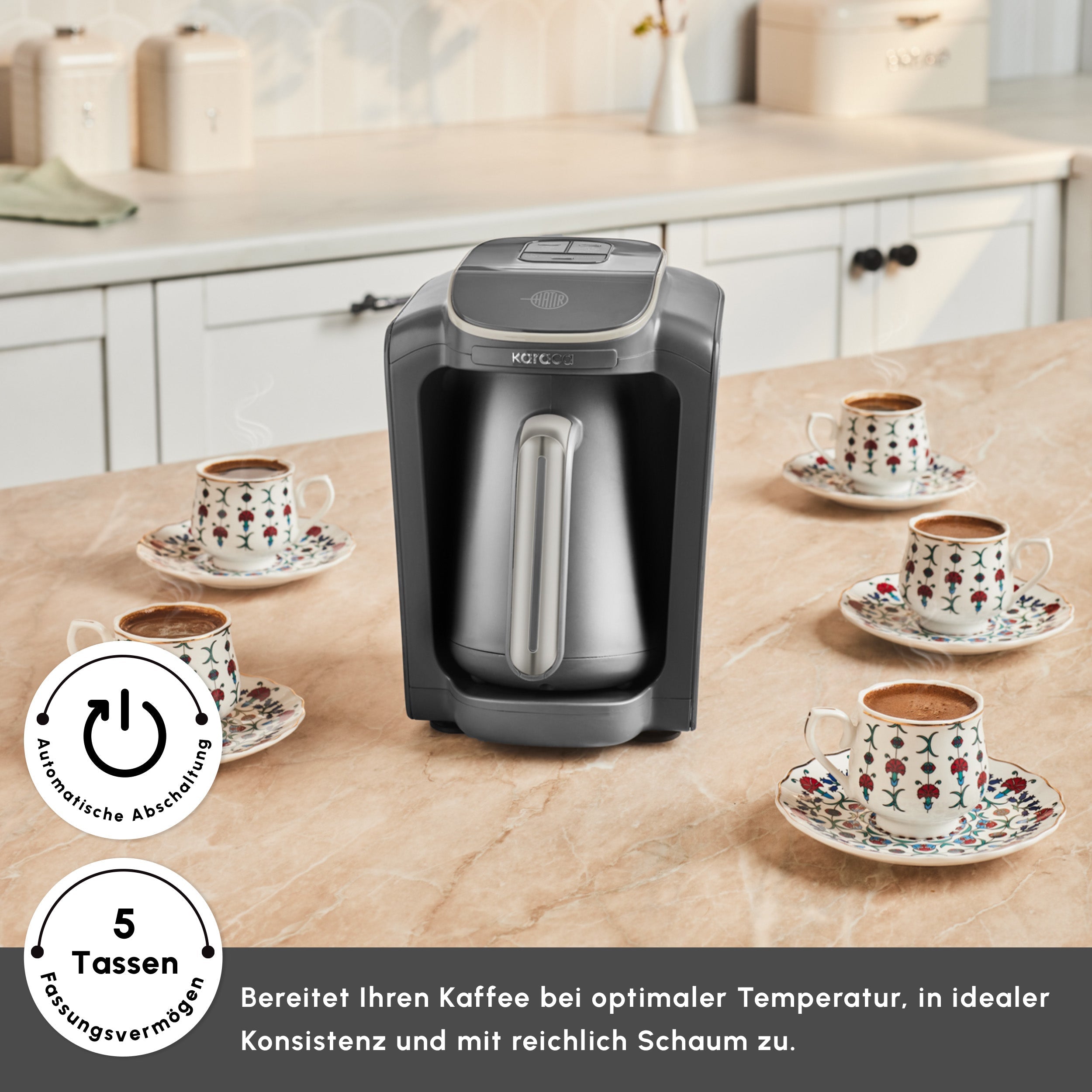 Karaca Hat?r Neo Türkische Kaffeemaschine – Starlight