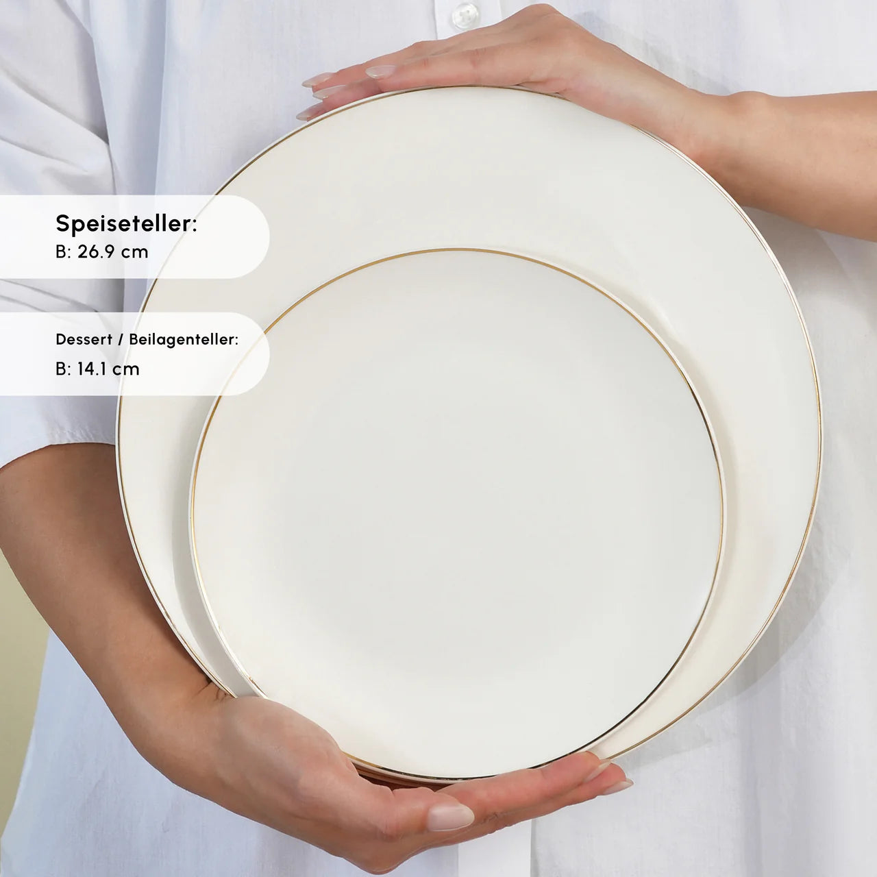 Karaca Donatella 70-Teiliges Tafelsservice Für 12 Personen – New Bone