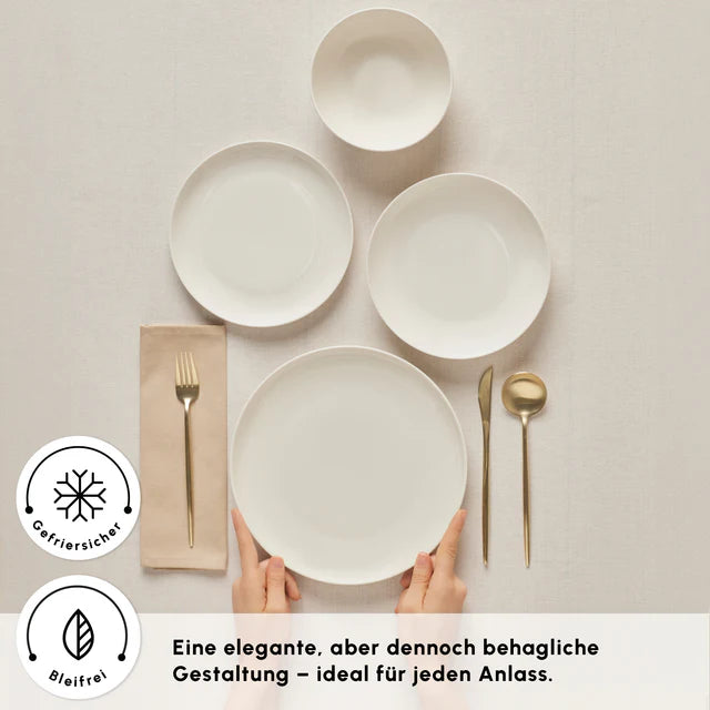 Karaca Streamline Remi 24-teiliges Tafelservice für 6 Personen