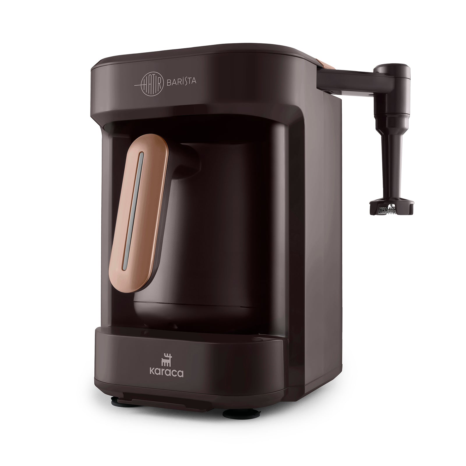 " Karaca Hatır Barista Latte- und Türkische Kaffeemaschine Walnut Brown "