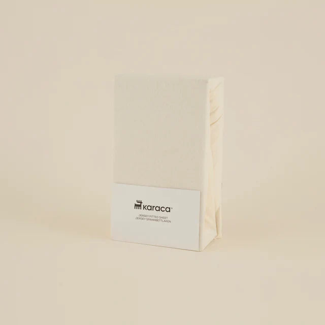 Karaca Home Jersey Spannbettlaken 200x200+30cm Creme