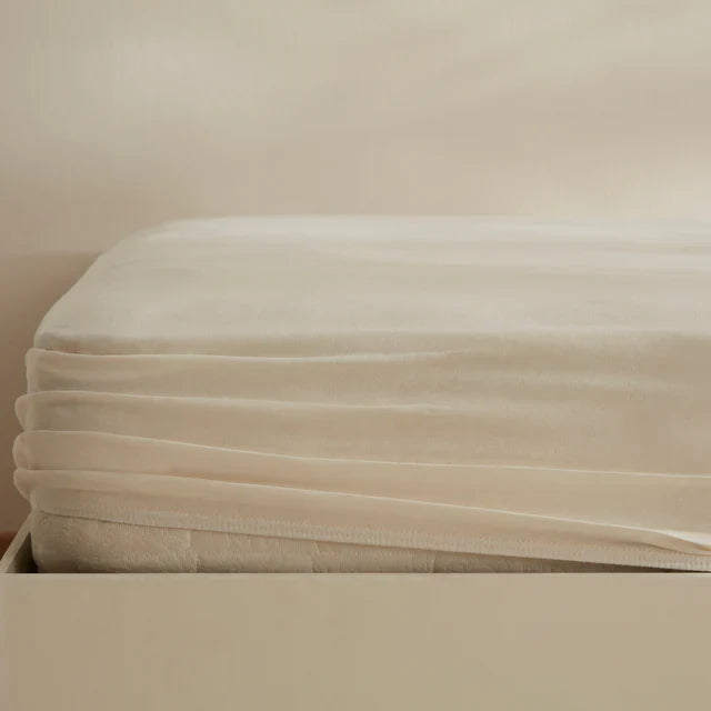 Karaca Home Jersey Spannbettlaken 160x200+30 cm Creme