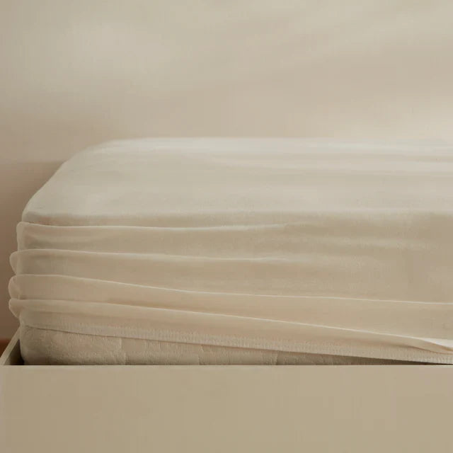 Karaca Home Jersey Spannbettlaken 120x200+30cm Creme