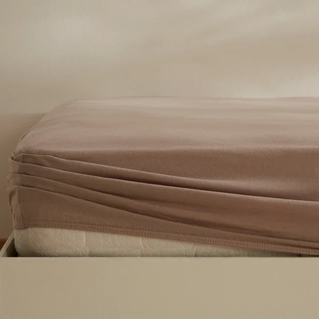 Karaca Home Jerseystretch Spannbettlaken 120x200+30cm Beige