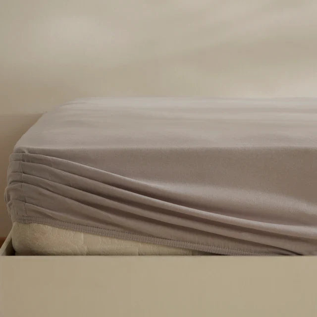 Karaca Home Jersey Spannbettlaken 160x200+30 cm Grau