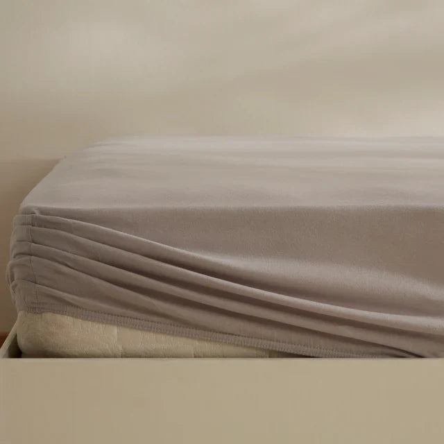 Karaca Home Jersey Spannbettlaken 140x200+30 cm Grau