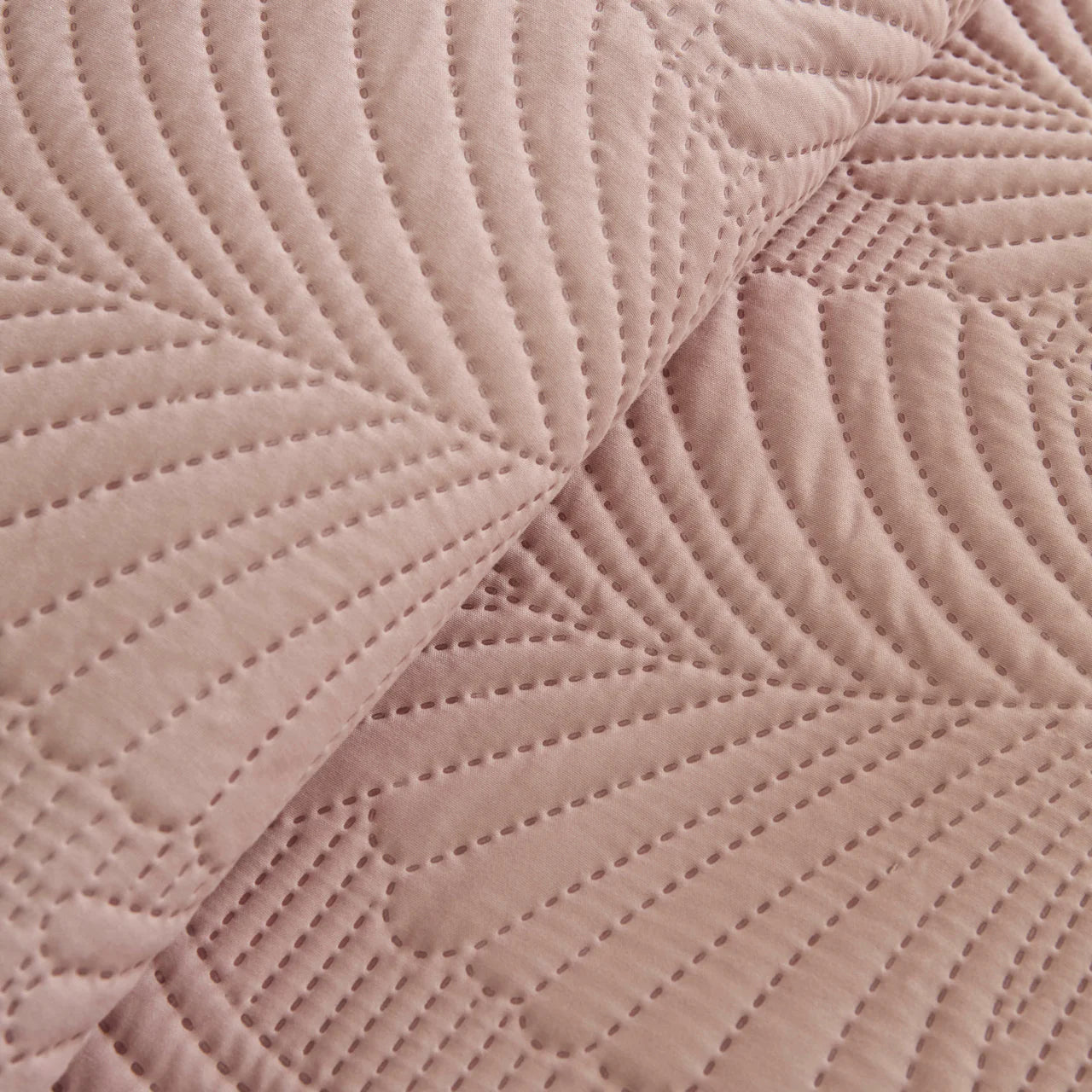 Leaf Bettüberwurf-Set Anthrazit 230x240 Cm + 2 (50x70 Cm)