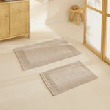 Karaca Odetta Badematten-Set 60x90 cm + 40x60 cm Ecru