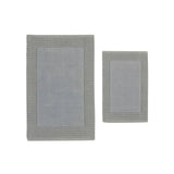Karaca Odetta Badvorleger-Set 60 × 90 cm + 40 × 60 cm Grau