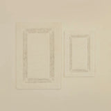 Karaca Pauline Badvorleger-Set 60 × 90 cm + 40 × 60 cm Offwhite