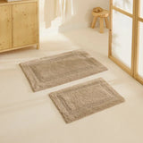 Karaca Pauline Badvorleger-Set 60 × 90 cm + 40 × 60 cm Beige