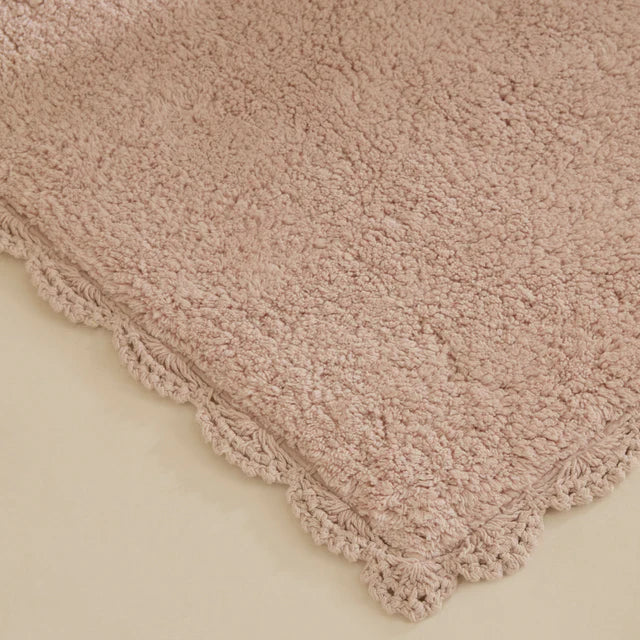 Karaca Natali Badvorleger 50 × 80 cm Puderrosa