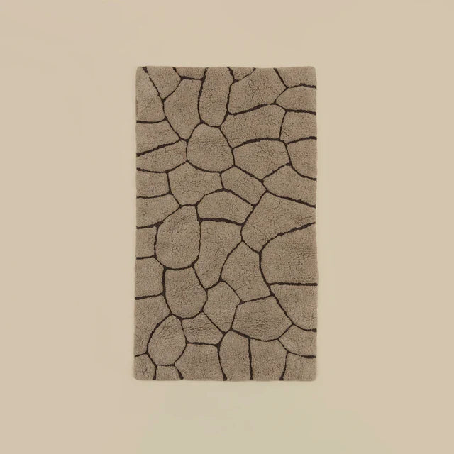 Karaca Stone Badvorleger 60 × 100 cm Grau