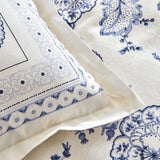 Karaca Amar Blau 100% Baumwolle Doppeltes Bettbezugs-Set