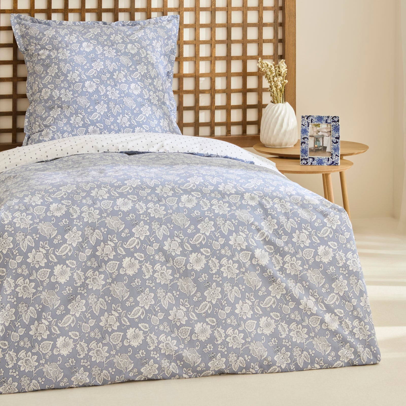 Karaca Celerina Bettwäsche-Set Einzelbett Blau