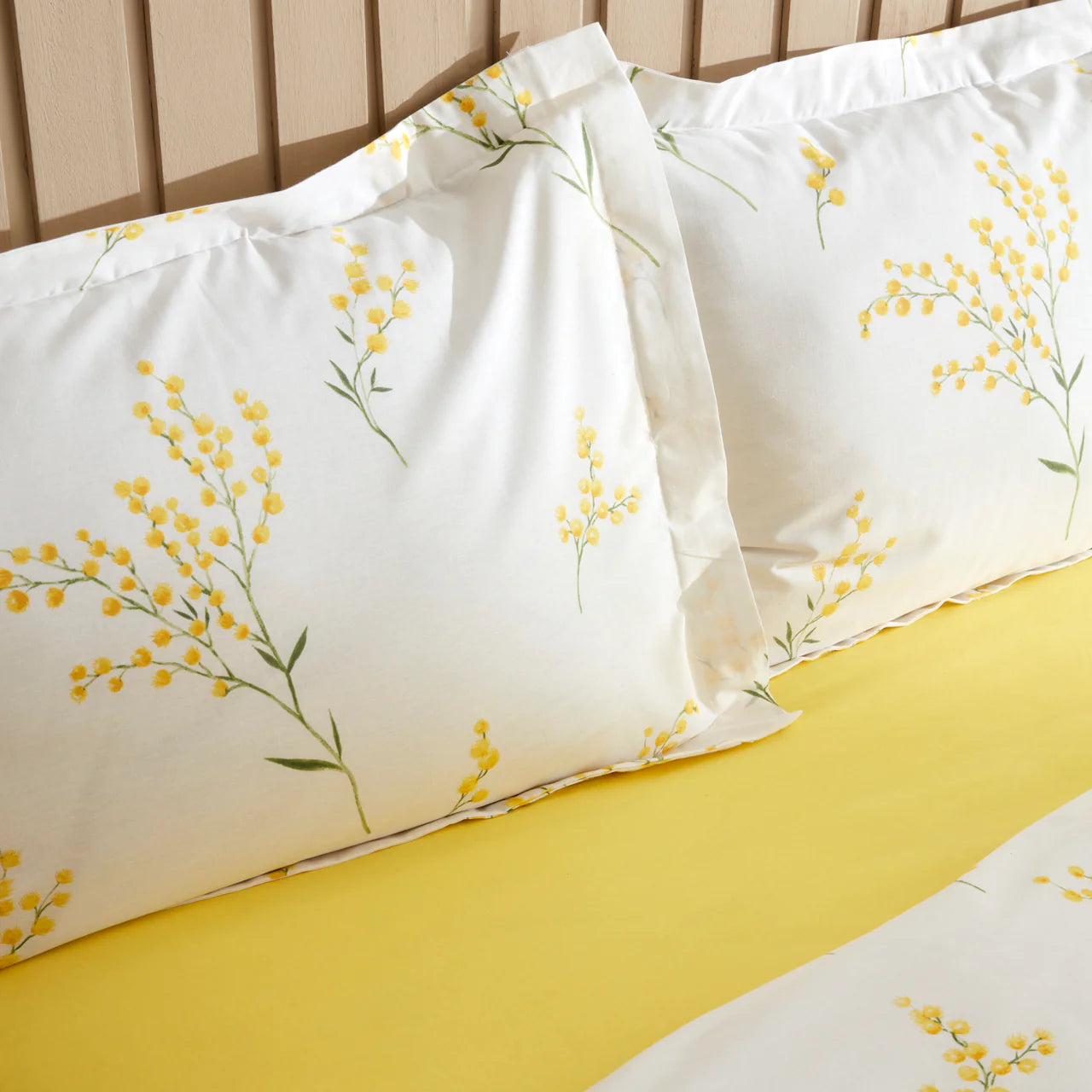 Karaca Loretta 100% Baumwolle Doppelbett Bettwäsche Set Gelb
