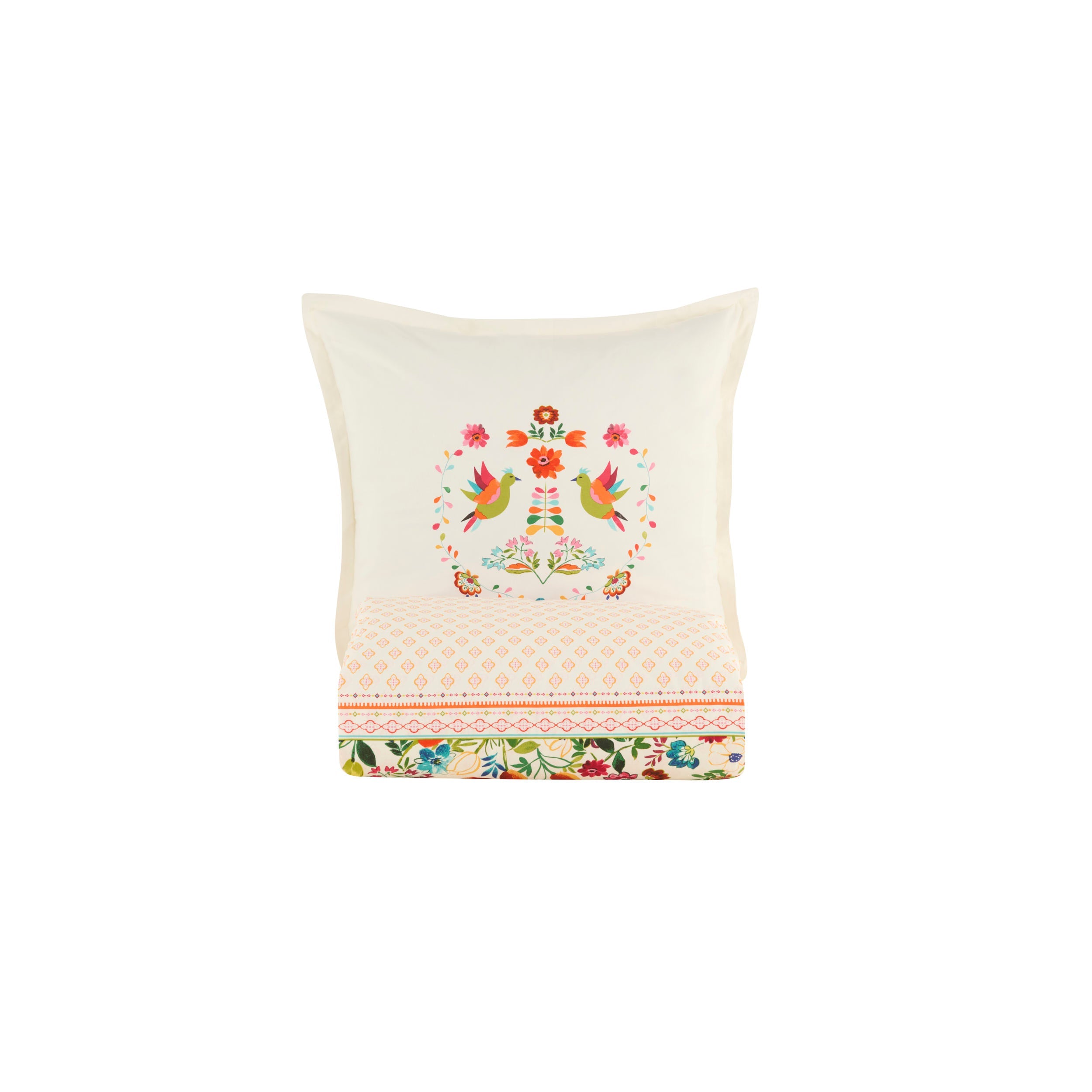 Karaca Parlin Renforcé Bettwäsche-Set Einzelbett Fuchsia