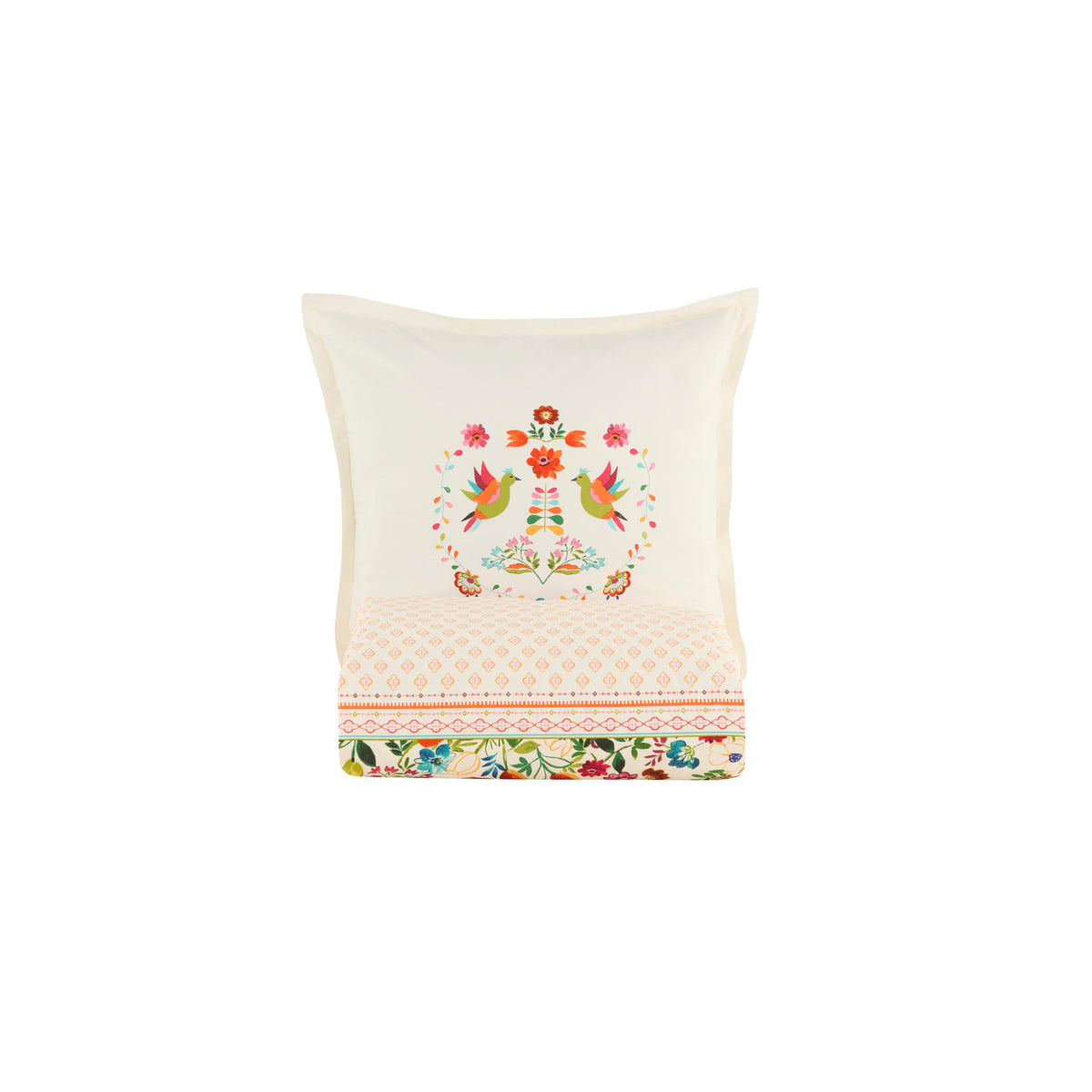 Karaca Parlin Renforcé Bettwäsche-Set Einzelbett Fuchsia