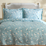 Karaca Daisy 100% Baumwolle Doppelbett Deckenbezug Set Mint