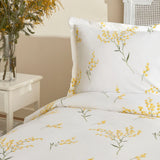Karaca Loretta 100% Baumwolle Doppelbett-Piké-Set Gelb