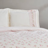Karaca Glen Doppel Bettbezug Set 100% Baumwolle Rosa