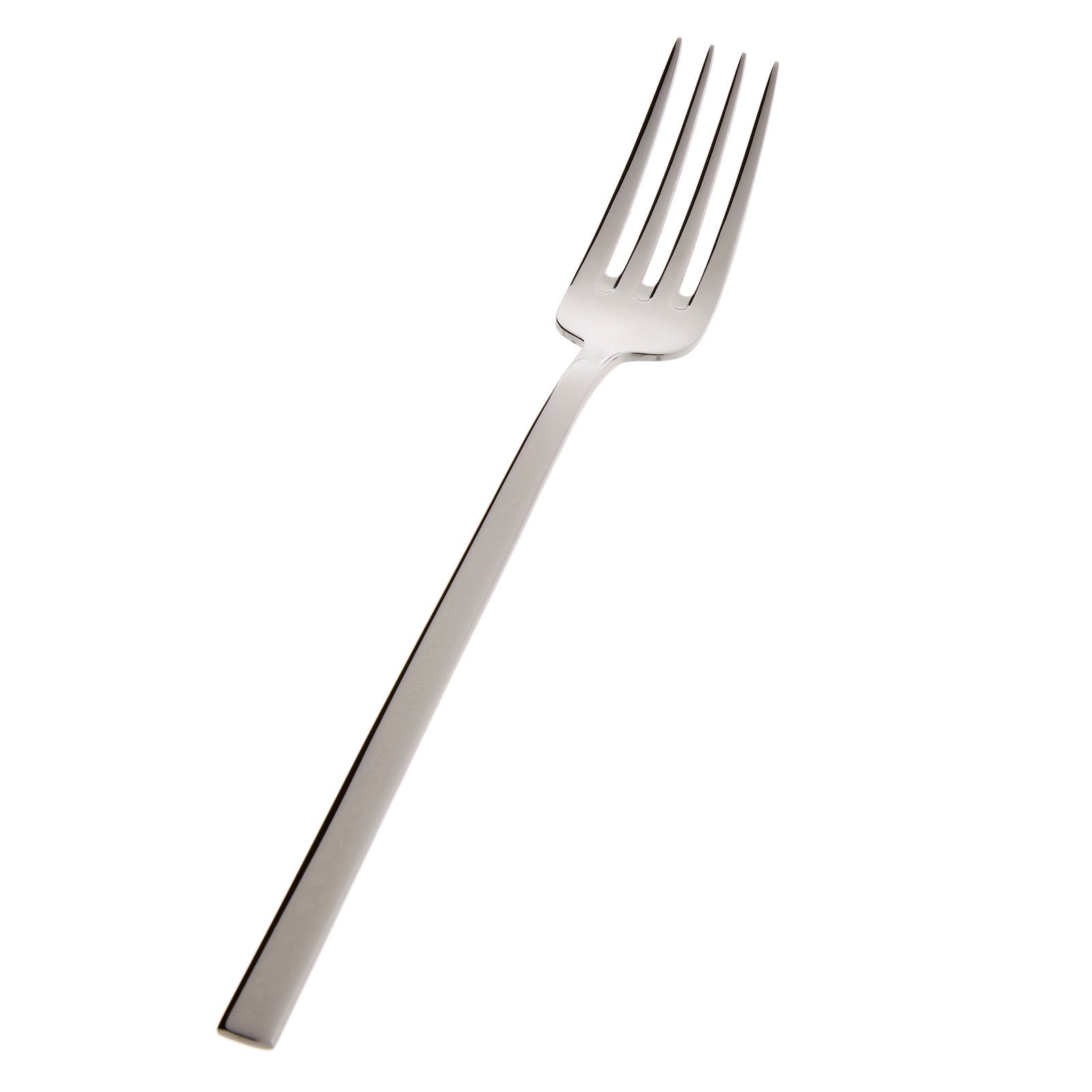 " Karaca Flame Edelstahl-Dessertgabel, 18 cm, Platin "