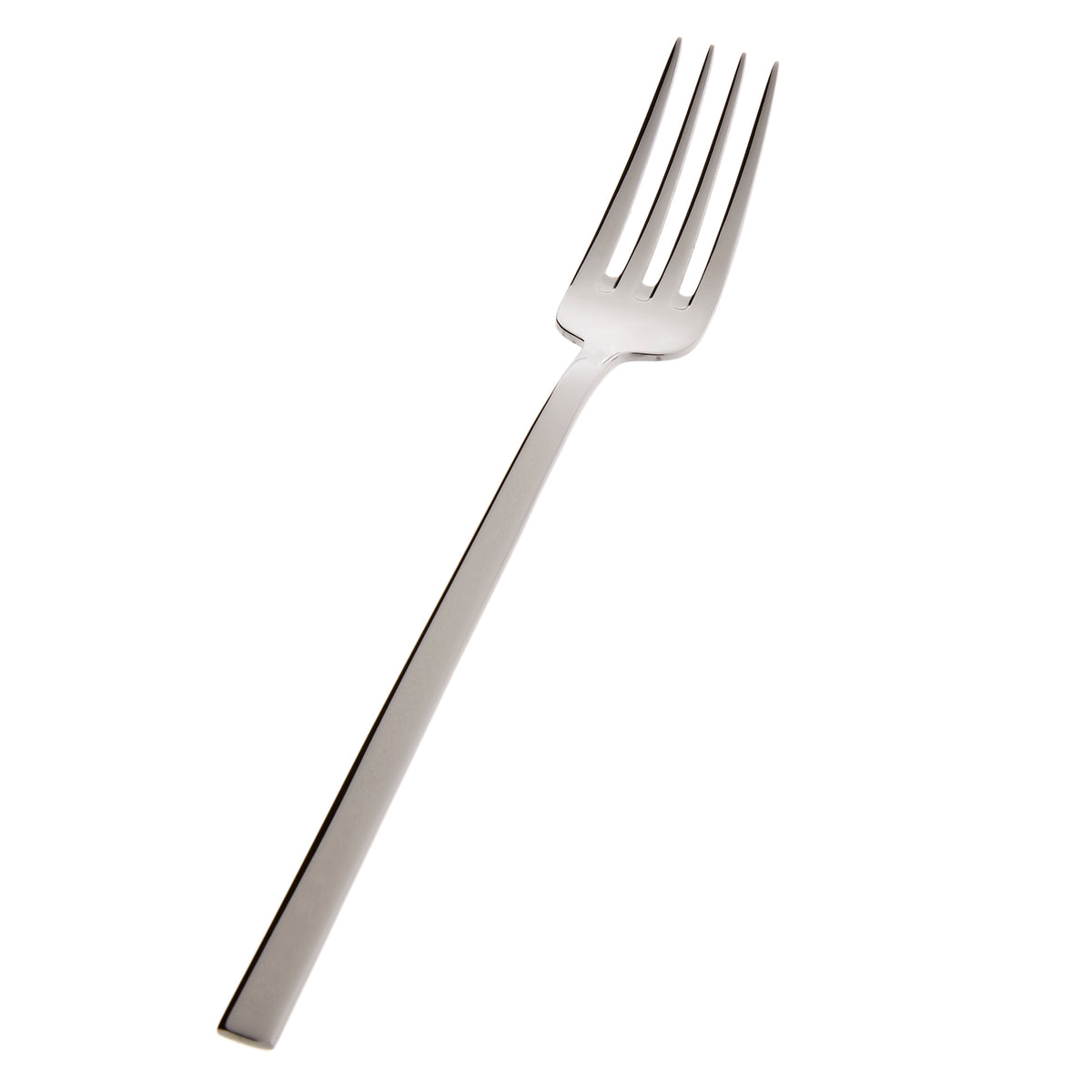 " Karaca Flame Edelstahl-Dessertgabel, 18 cm, Platin "
