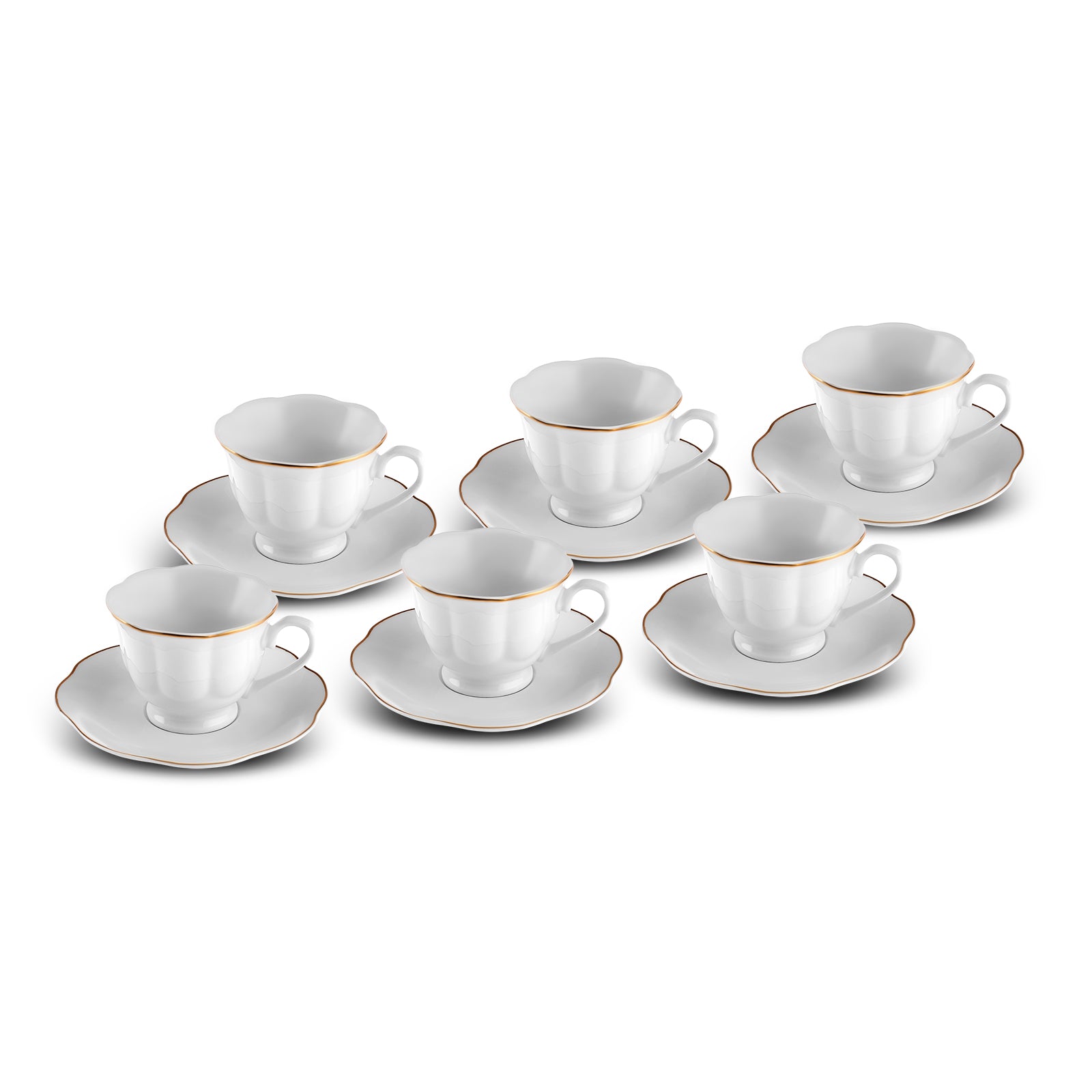 " Karaca Bell Kaffeetassen-Set, 6 Personen, 90 ml "
