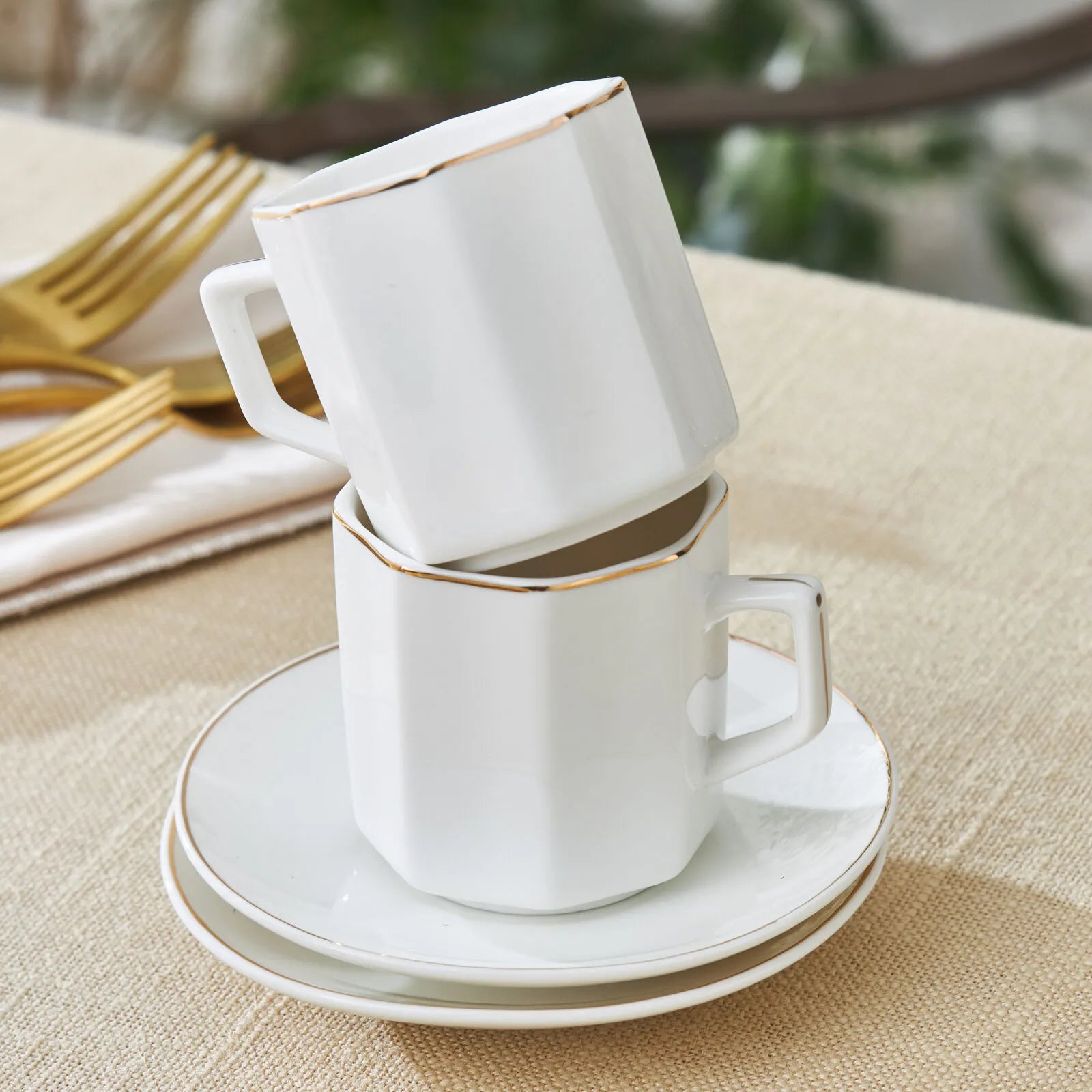 " Karaca Vezir 6 Personen Kaffeetassen-Set 80 ml "