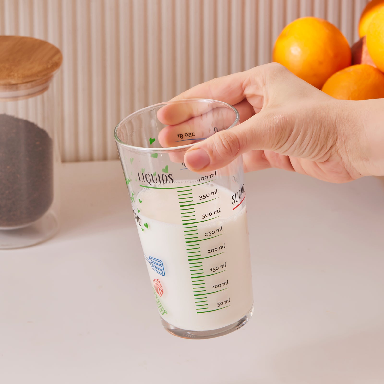 " Karaca Carme Grünes Messglas 550 Ml "