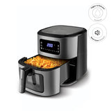 " Karaca Multifry Inox XXL 7 Liter Airfryer mit digitalem Glasfenster "