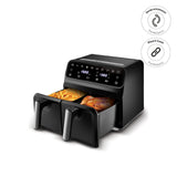 " Karaca Multifry XXXL 4+4 Liter digitaler Airfryer mit zwei Kammern "