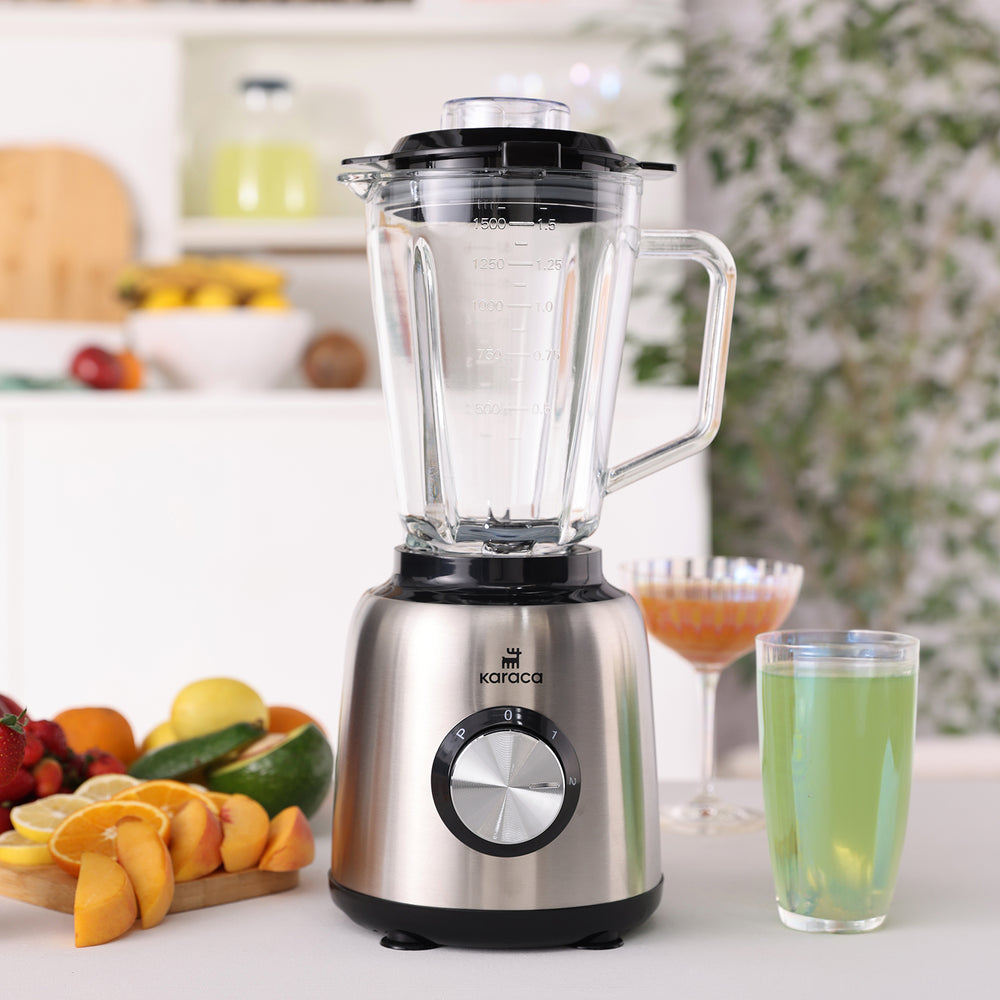 " Karaca Inox 1,5 L Glasbehälter Inox Smoothie Blender "