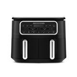 " Karaca Air Cook Duo Hausmannskost XXXL 8 Liter Heißluftfritteuse, Black Chrome, 8 Personen, 2500W "