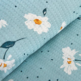 " Karaca Home Daisy 100% Baumwolle Doppelbett Tagesdecke Set Mint "