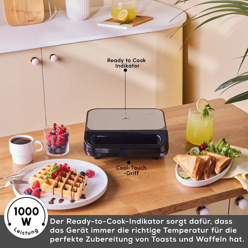 Karaca Tote Sandwich- und Waffelmaschine