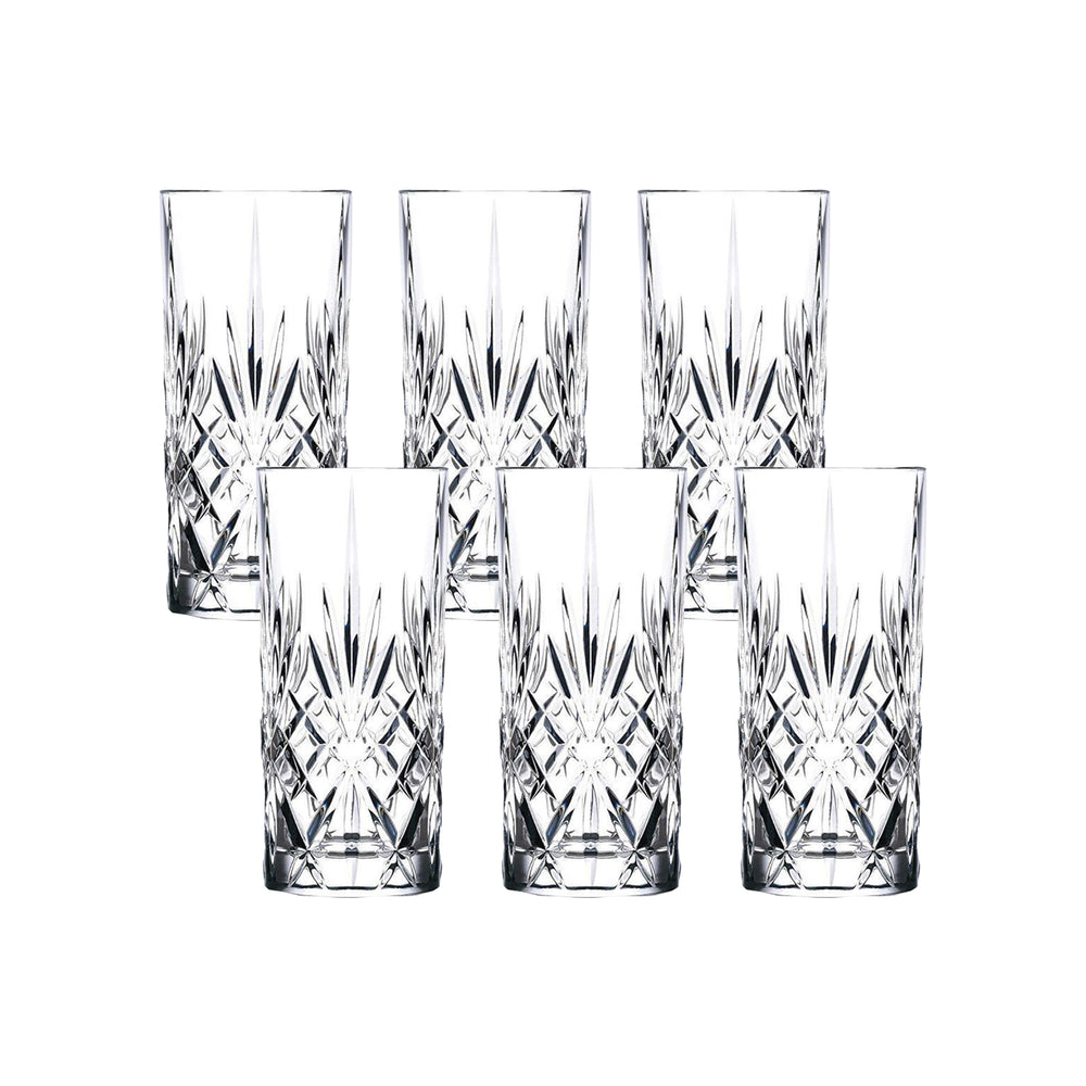 " RCR Melodia 6er-Set Trinkgläser 360 ml "