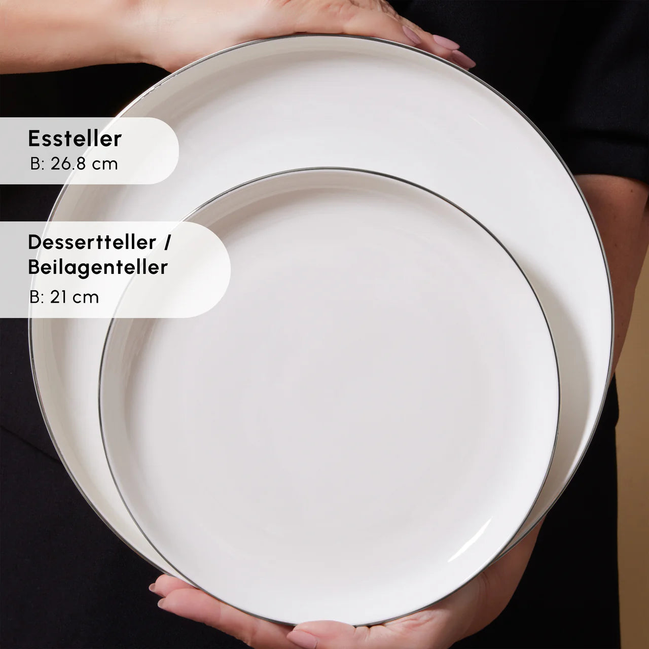 Karaca Streamline Favaro 53-Teiliges 12-Personen Geschirrset Platin