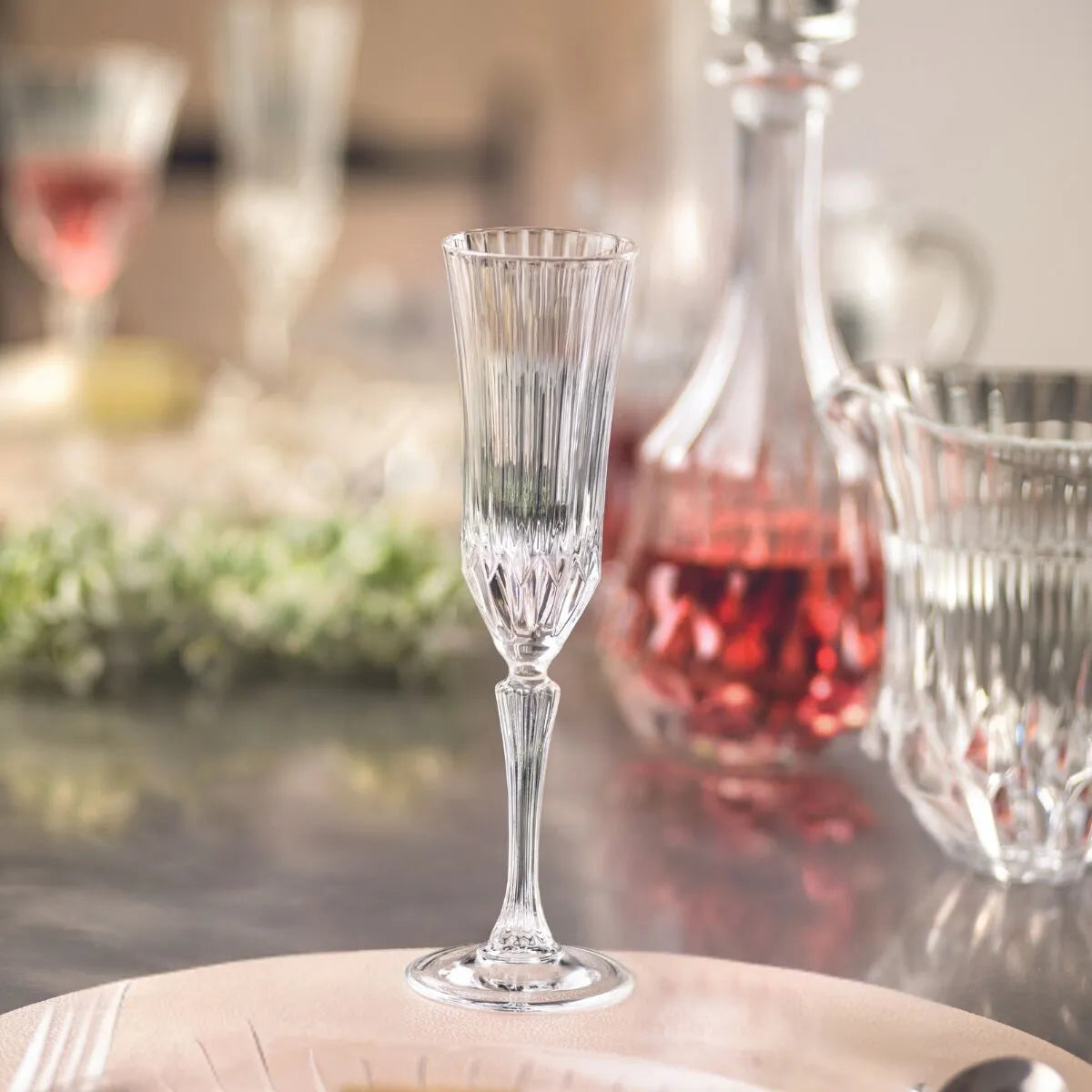 " RCR Adagio 6-teiliges Flöten-Glas-Set 180 ml "