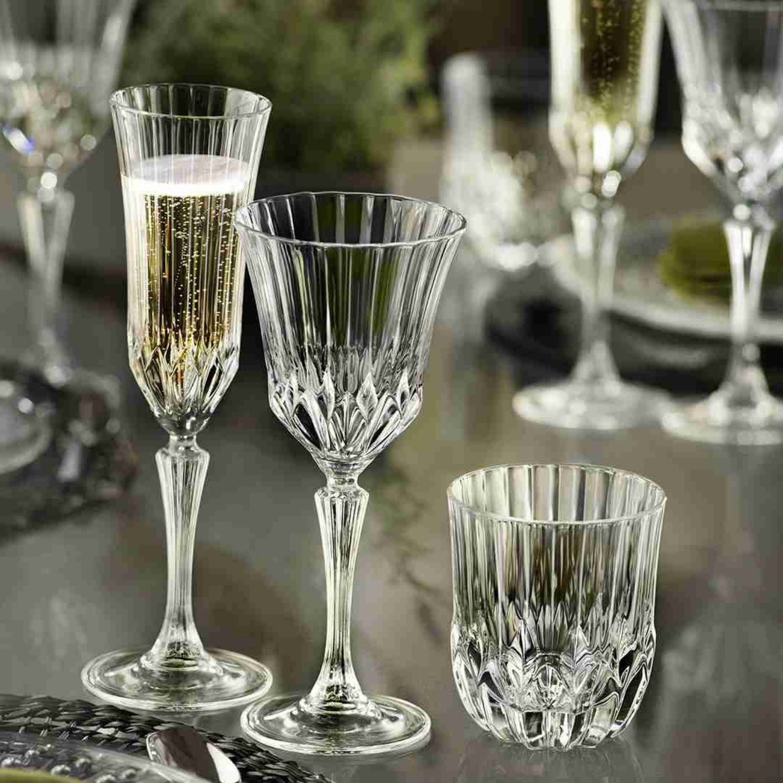 " RCR Adagio 6-teiliges Flöten-Glas-Set 180 ml "