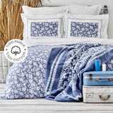 " Karaca Home Celerina Blau 2 Pers. Bettwäsche-Set "