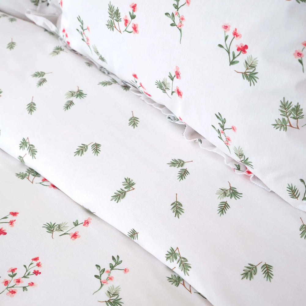 " Karaca Home Silvie Bettbezug Set,100% Baumwolle, Rot "