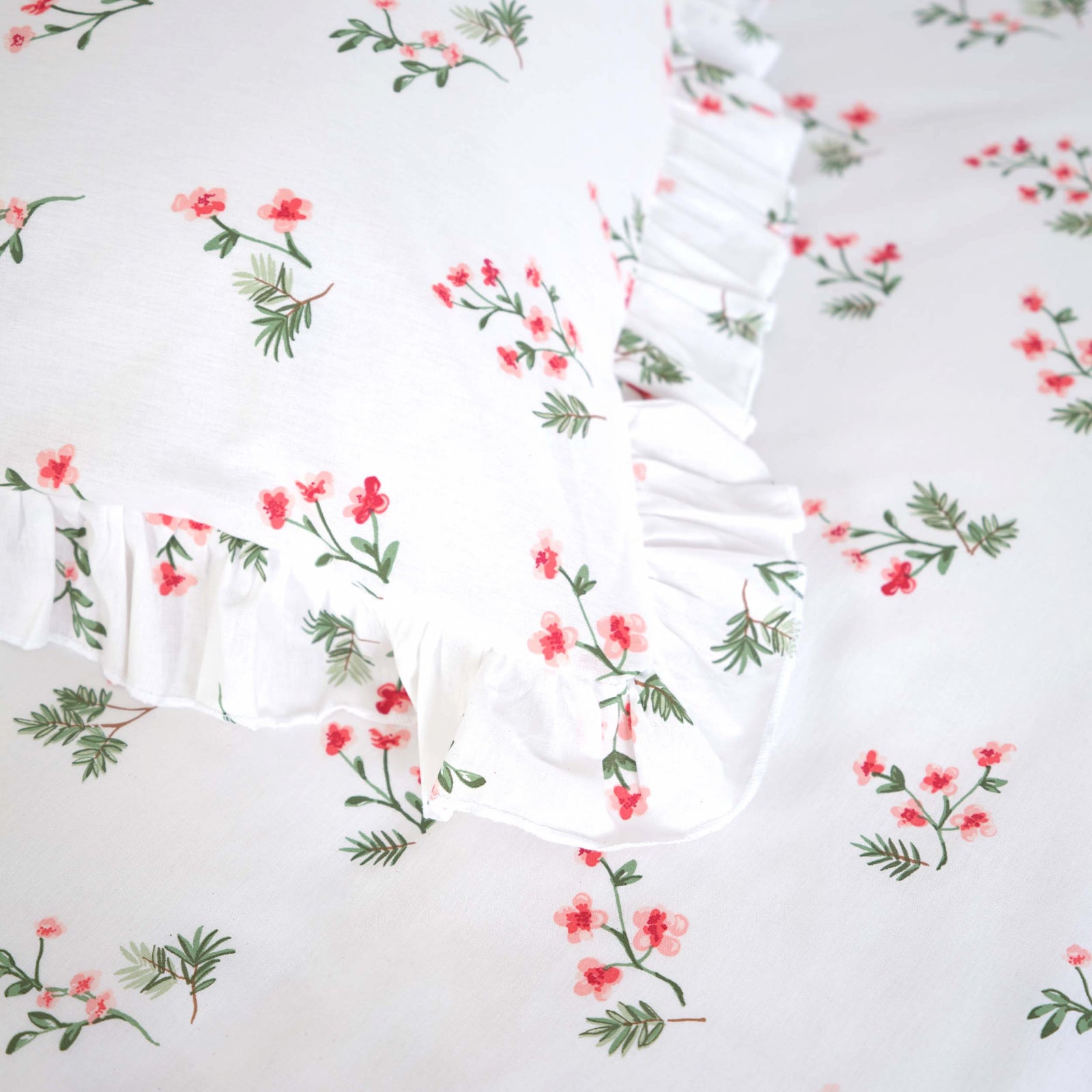 " Karaca Home Silvie Bettbezug Set,100% Baumwolle, Rot "