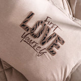 " Karaca Home Motto Einzelbett Cotton Comfort Set/Schlafset Beige "